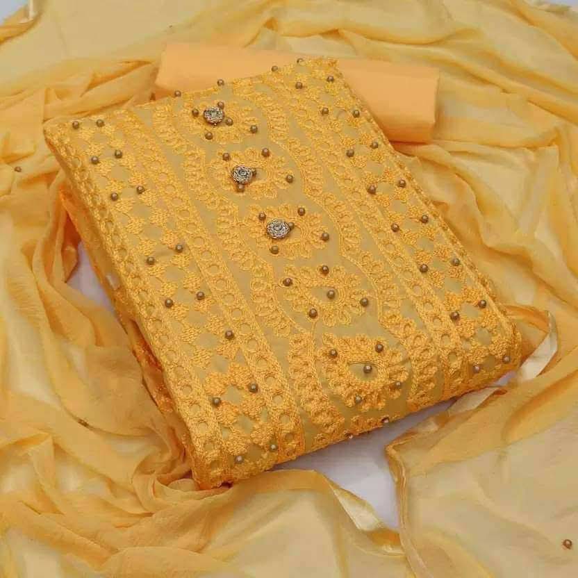 কাশ্মীরি আড়ি এমব্রয়ডারি থ্রি পিস ❤️‍