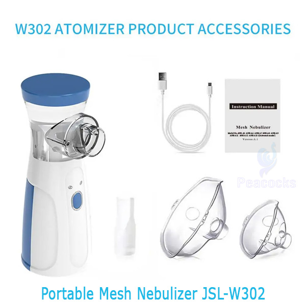 Portable Mesh Nebulizer JSL-W302 – স্মার্ট নিঃশ্বাসের সাথী | MNK SHOP