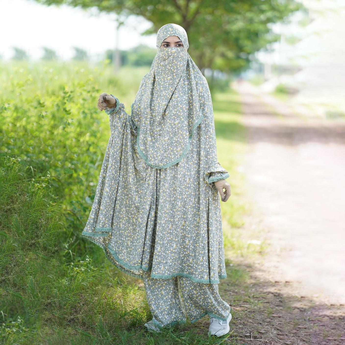 Palazzo Khimar Set Code : 5754 #1200