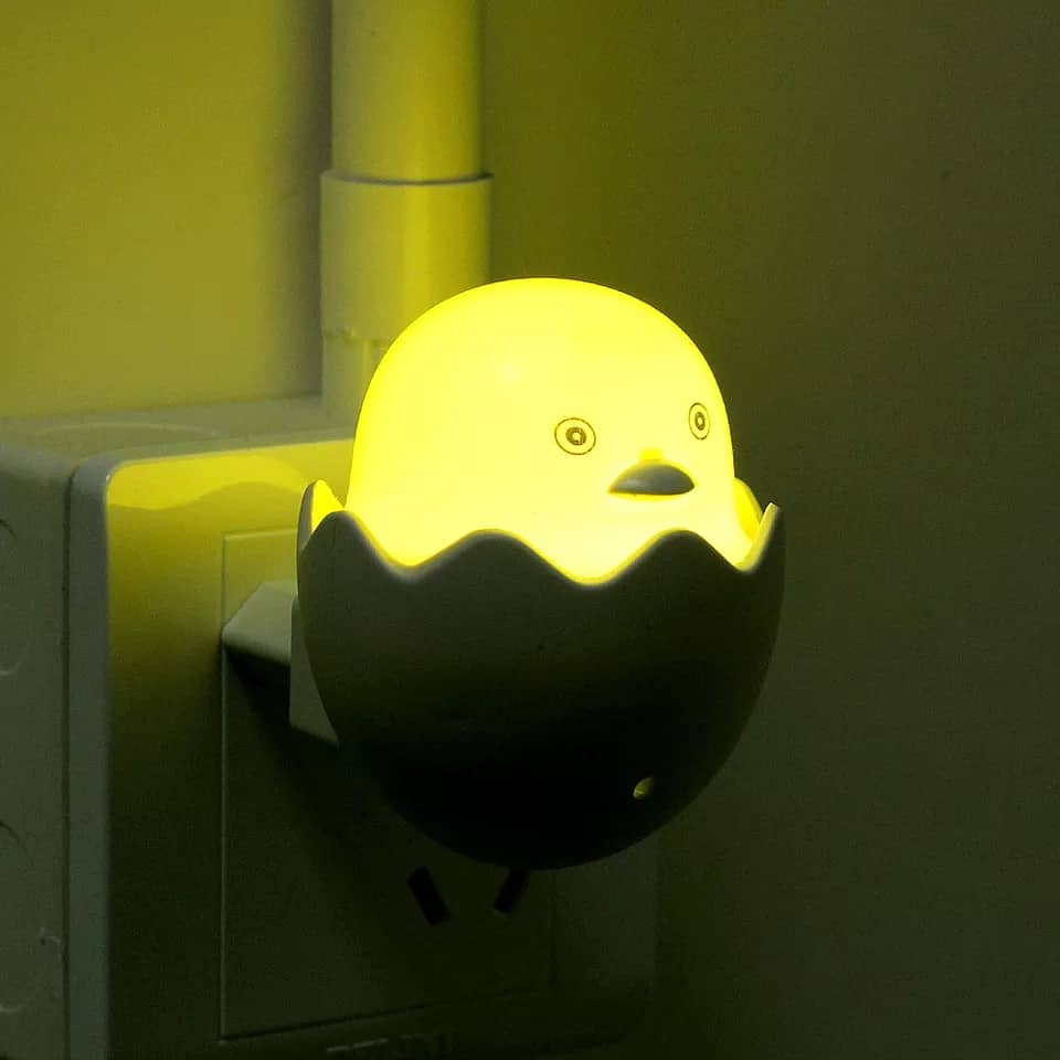? মিনিমাম অর্ডার: ৬ পিস, Yellow Duck with Egg Shape LED Night Light – ঘরের নরম আলোতে মিষ্টি পরিবেশ | MNK SHOP