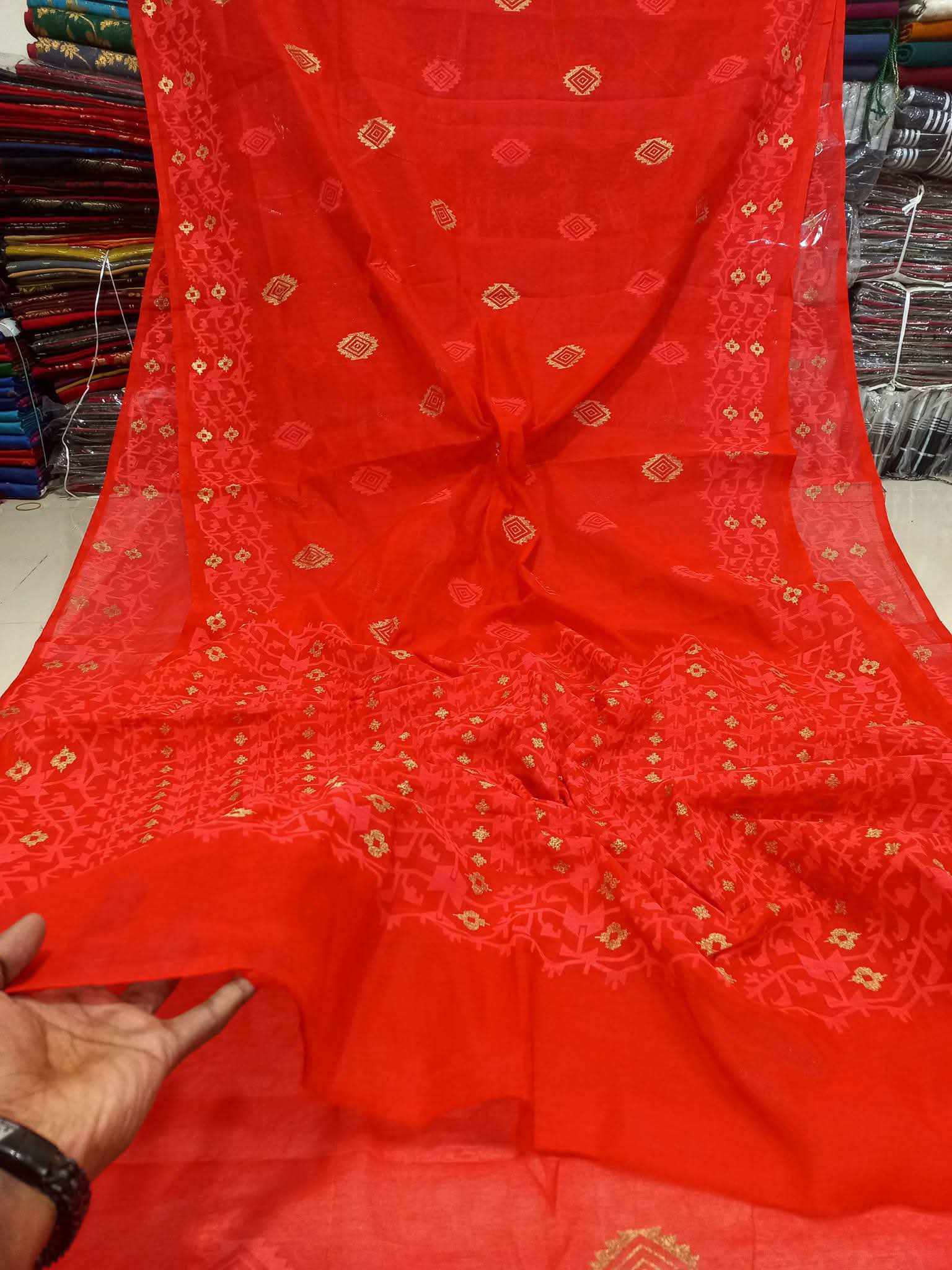স্কিন প্রিন্ট এর শাড়ি ফুল ১২