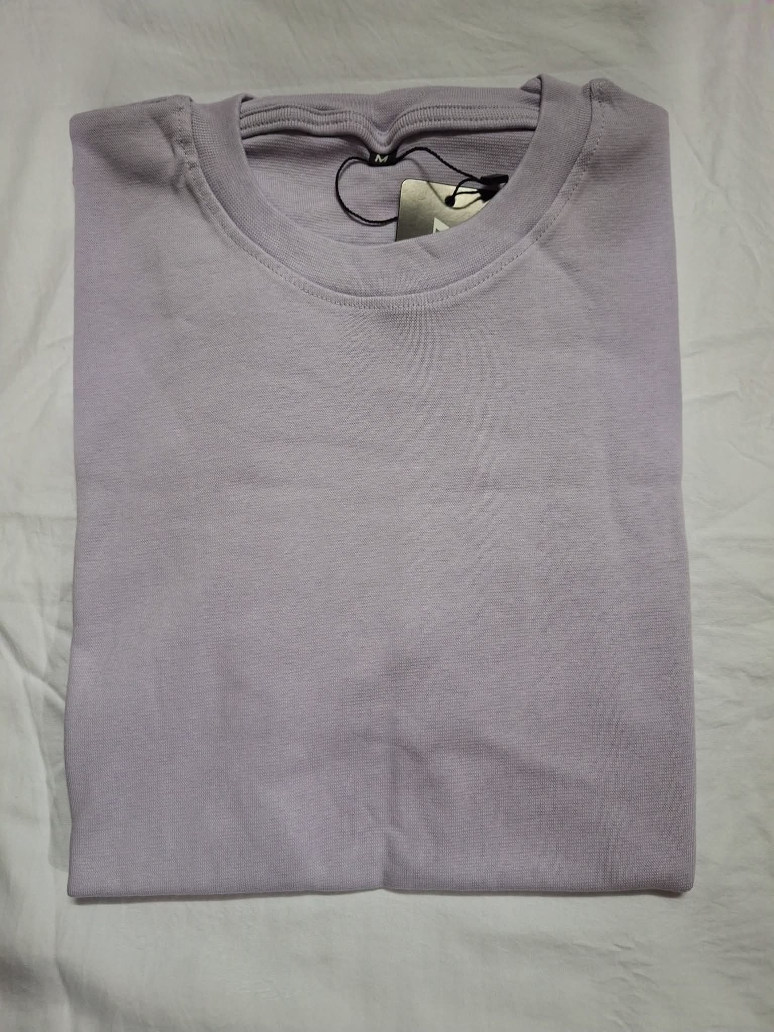 সলিড প্লেইন কালার Drop Shoulder টি-শার্ট
