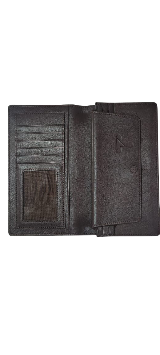 Exclusive Patty Shade Leather Wallet- Chocolate