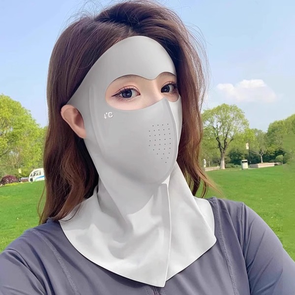 Full Face Sun Protection Mask for Women – UV Protection, Breathable Fabric