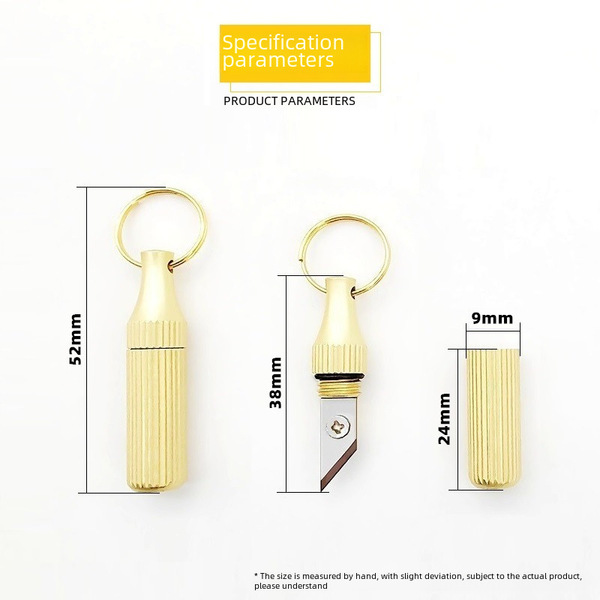 Mini Capsule Pocket Keychain Anti Cutter Portable Tools Keychain Box cutter kits Stationary Scissors