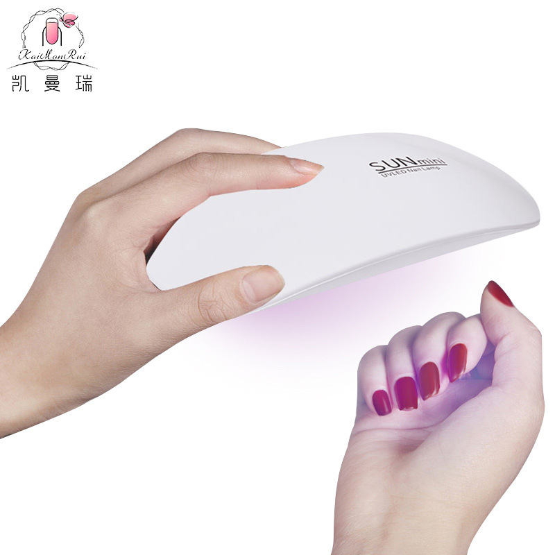 nail art dryer led UV lamp portable micro nail art gel varnish curing machine for use USB manicure tool