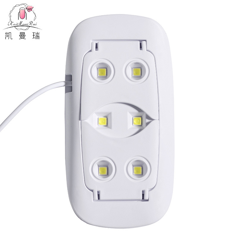 nail art dryer led UV lamp portable micro nail art gel varnish curing machine for use USB manicure tool