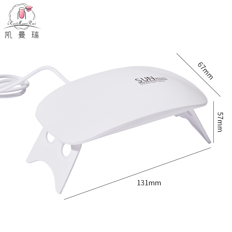 nail art dryer led UV lamp portable micro nail art gel varnish curing machine for use USB manicure tool