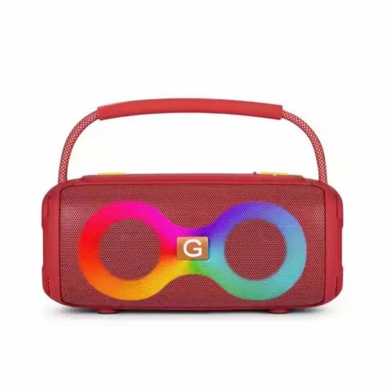 Bluetooth Speaker, G-Bass RGB Wireless Bluetooth Speaker – Portable, Powerful Sound with LED Light Show
