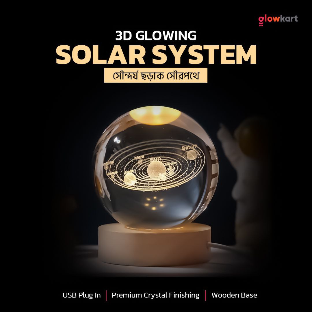 3D crystal ball