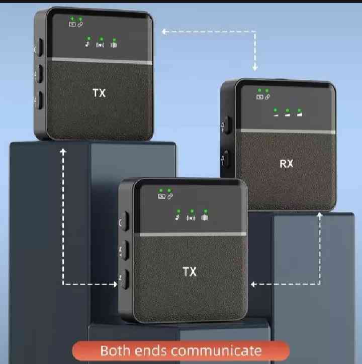 SX9 ডুয়াল ওয়্যারলেস মাইক্রোফোন সেট (2.4G)