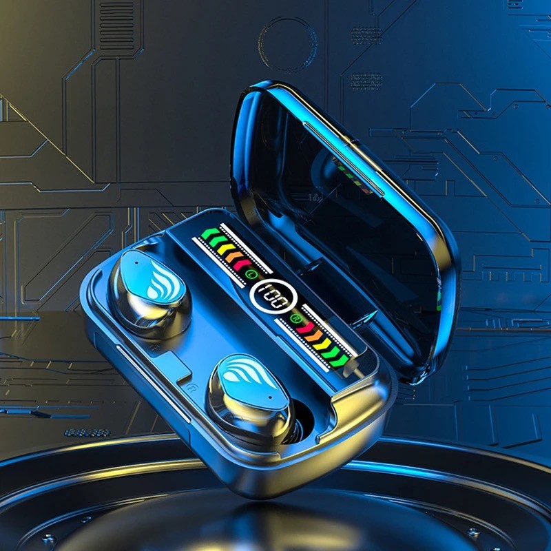 M27 TWS Wireless Earphones Bluetooth5.3 Stereo Headphones Sport Earbuds Headset Charging Box With Mic