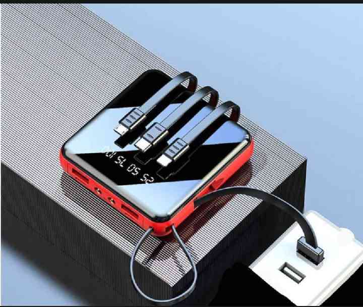 Smart Mini Power Bank (20000mAh) 20 হাজার এম্পিয়ার মিনি স্মার্ট পাওয়ার ব্যাংক ! সাথে টর্চ লাইট।