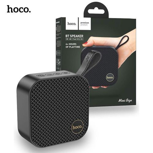 Hoco HC22 Auspicious TWS Bluetooth 5.2 52MM Stereo Speaker 5W Mini Outdoor Portable Wireless Speaker Support FM TF Card U Disk AUX HiFi Audio