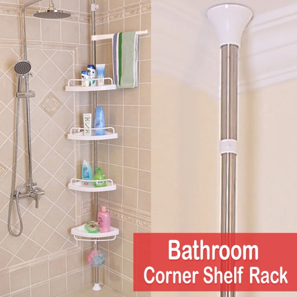 Bathroom corner shelf