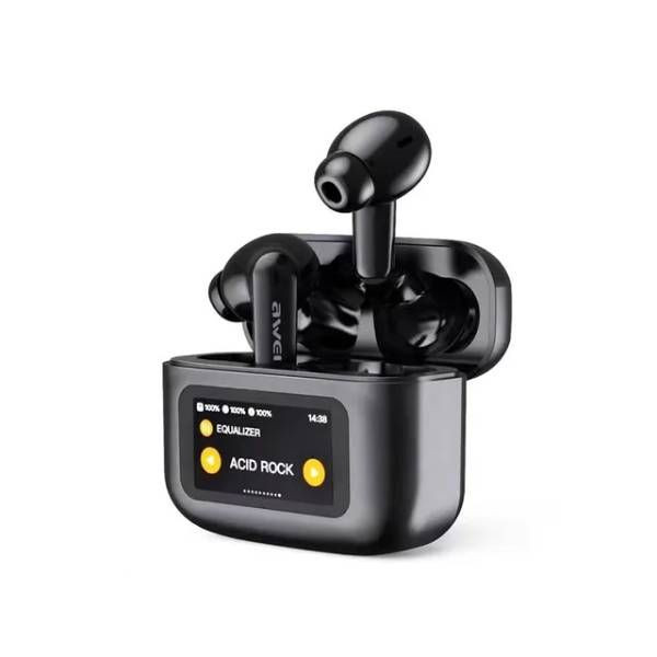 Awei T56 ANC TWS Earphone With Touch LED Display