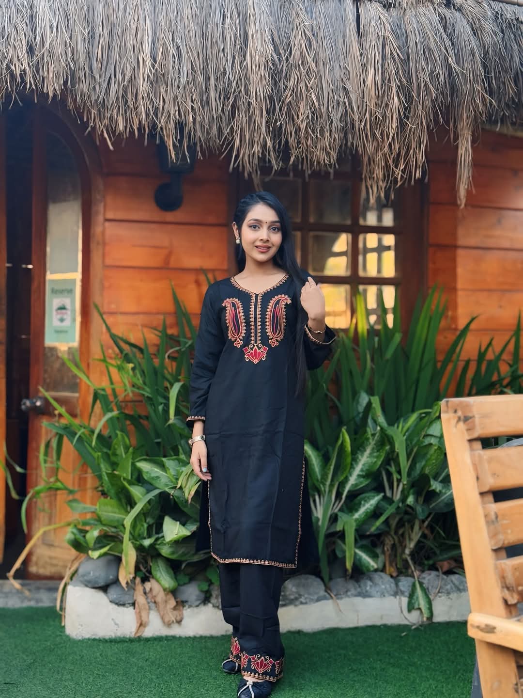 Stitched two-piece salwar kameez