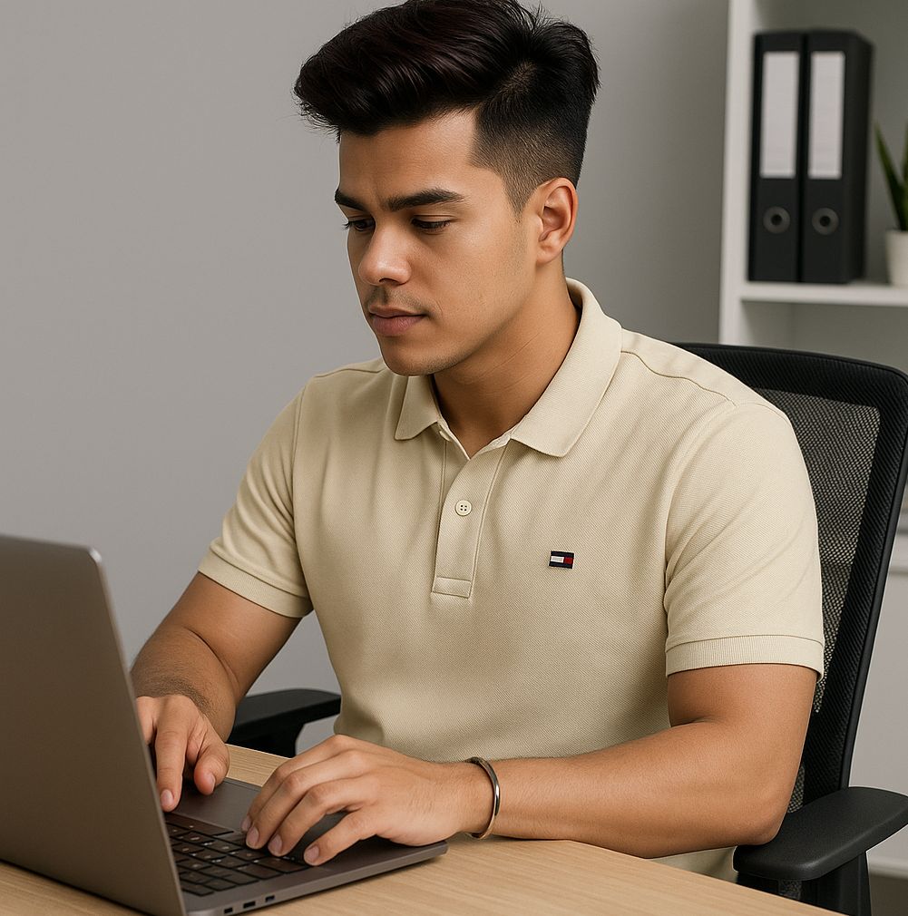 Tommy Hilfiger Relaxed Fit Polo Shirt (Men’s) – Biscuit Colour Edition