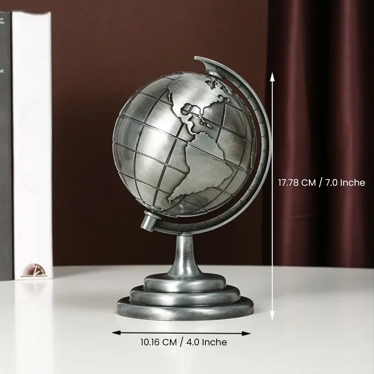 Golden globe decoration