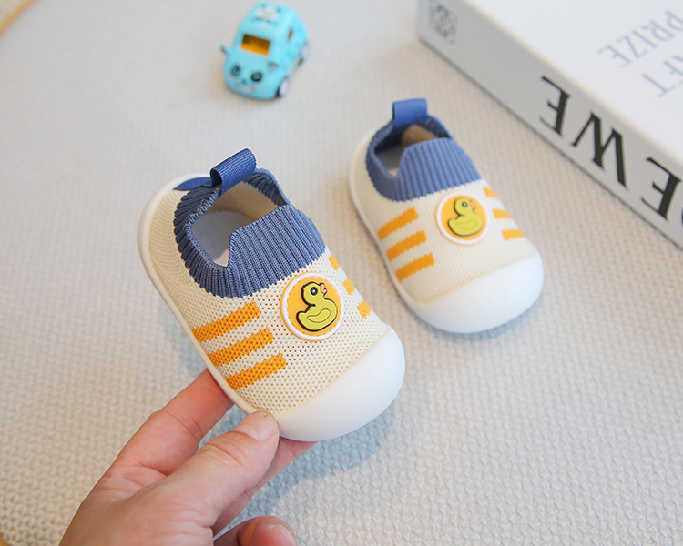 2025 Spring & Autumn Baby/Toddler Flying Weave Shoes Blue Color