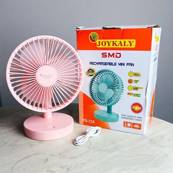 Outdoor rechargeable fan