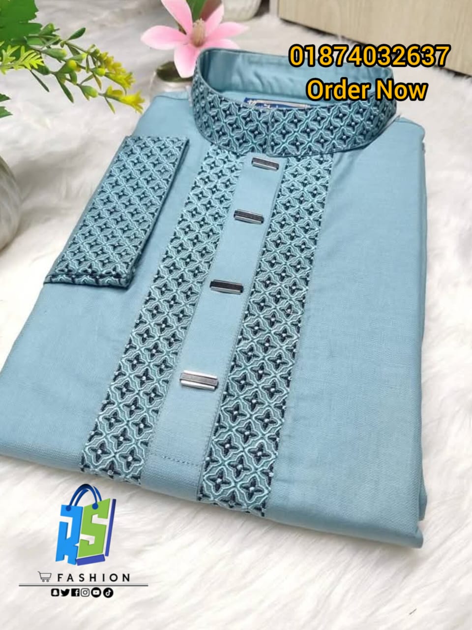 premium embroidery Panjabi