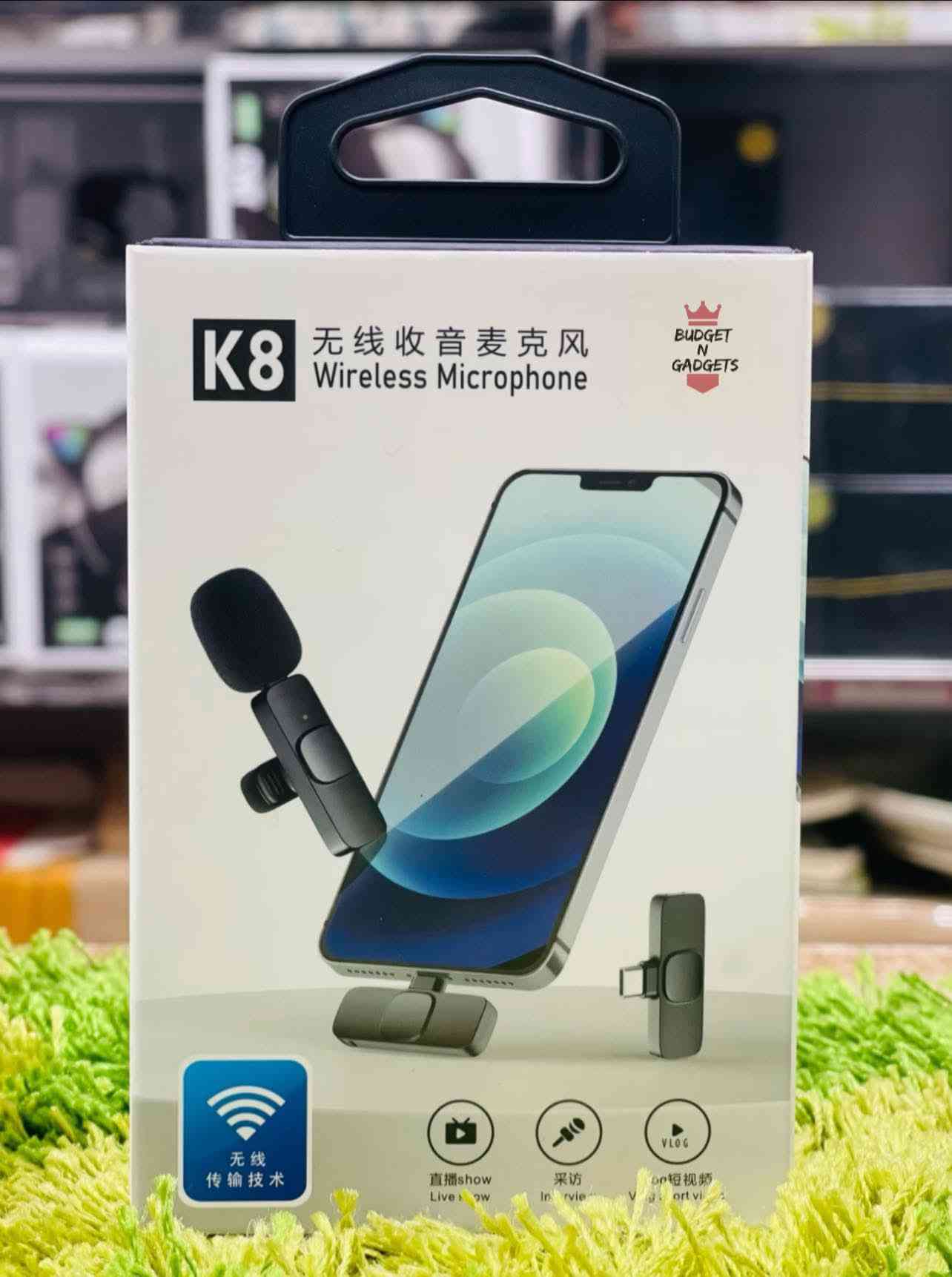 ??K8 Wireless Microphone মাইক্রোফোন??