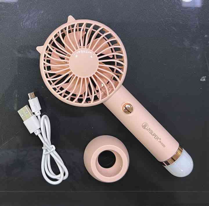 ??Mini Fan ছোট্ট চার্জার ফ্যান লাইট সহ?