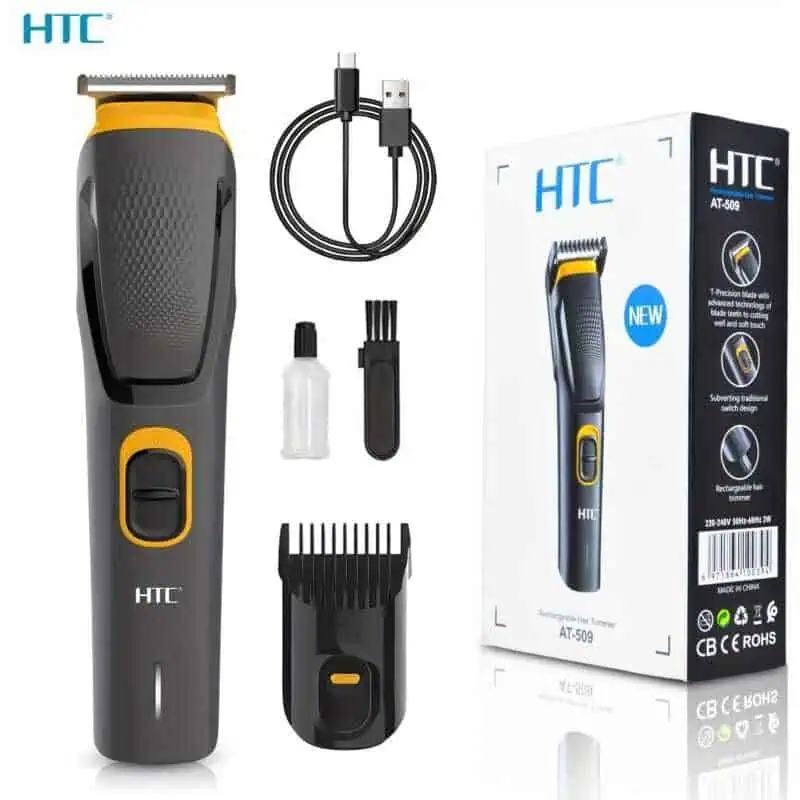 ??HTC AT-509 রিচার্জেবল হেয়ার ট্রিমার চুল কাটা মেশিন ??