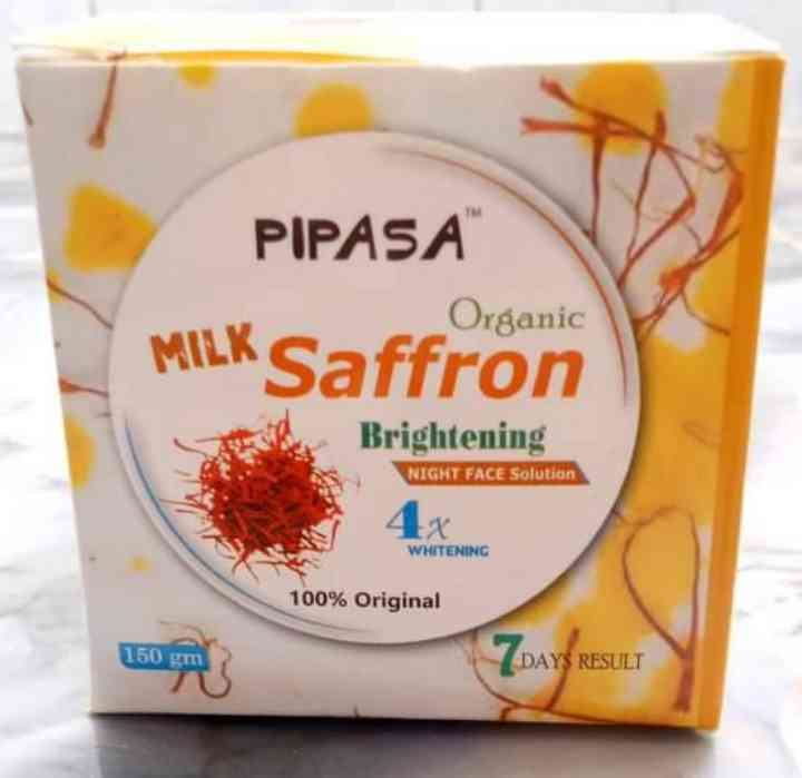 Pipasa Organic Milk Saffron Brightening Night Cream নাইট ক্রিম