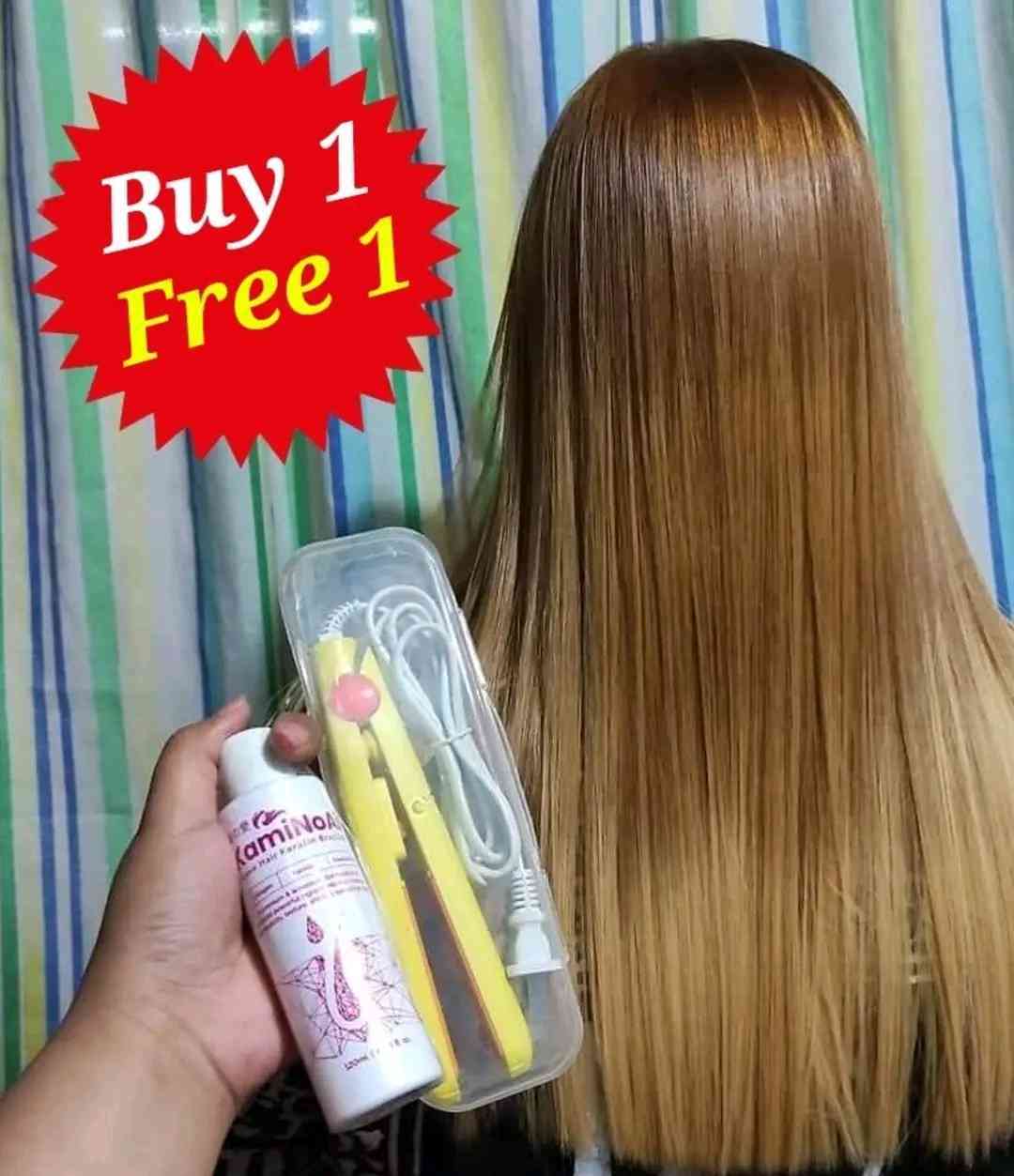 ??Mini hair straightener and hair spray combo??