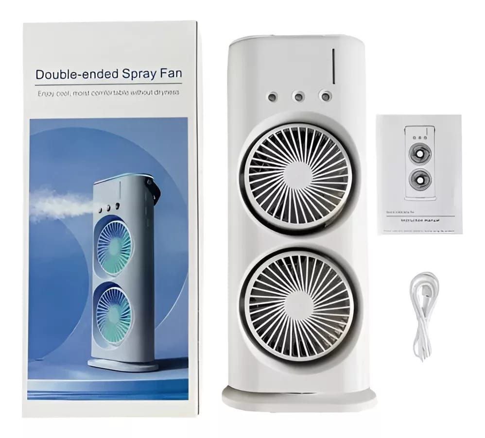 Portable Light Humidifier Double Ended Spray Fan 