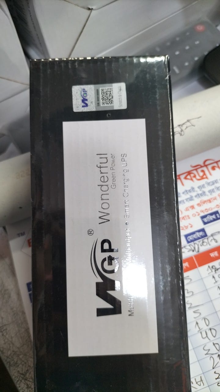 WGP mini UPS 10400mAh – 5/9/12V – Black