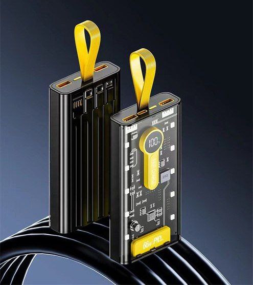 Transparent 20000mAh 22.5W Powerbank
