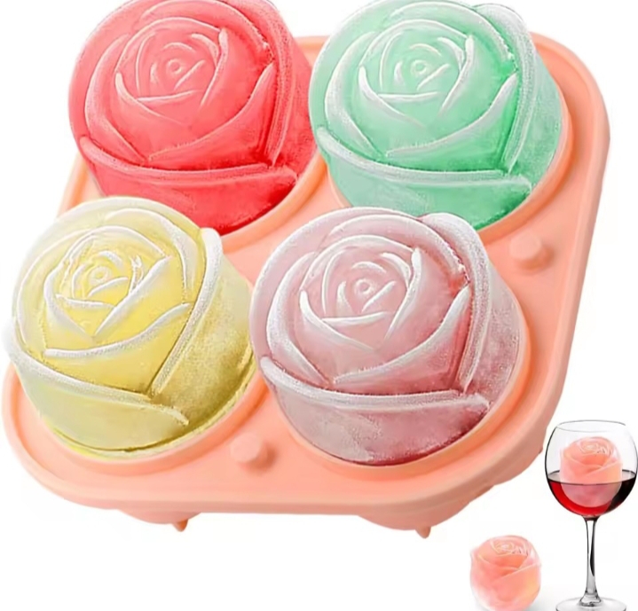 Ice Tray Rose Shape