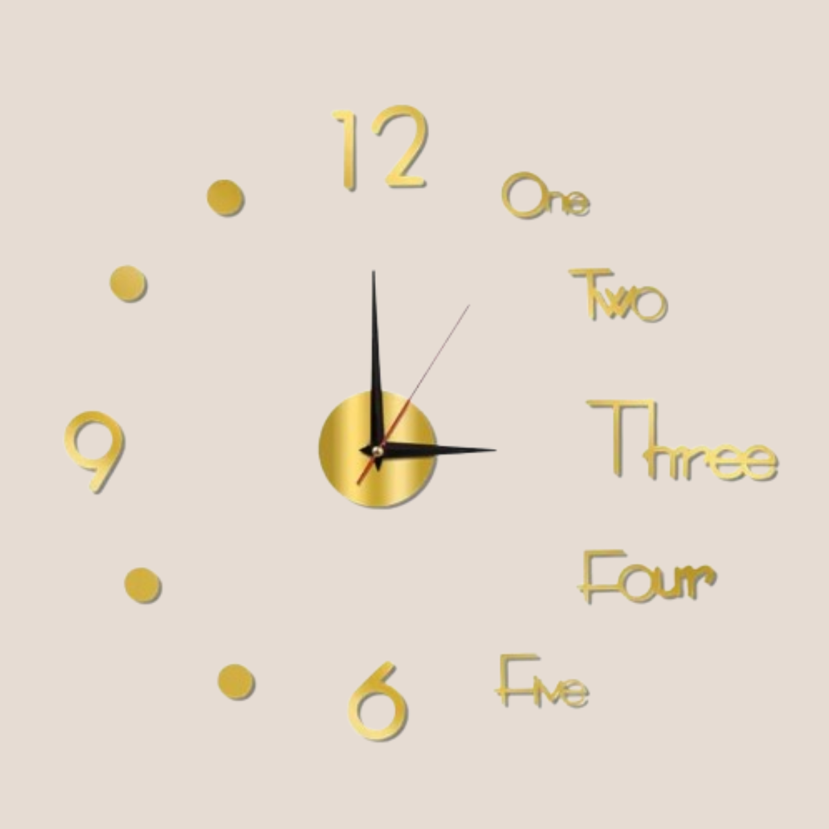 DIY Acrylic Wall Clock