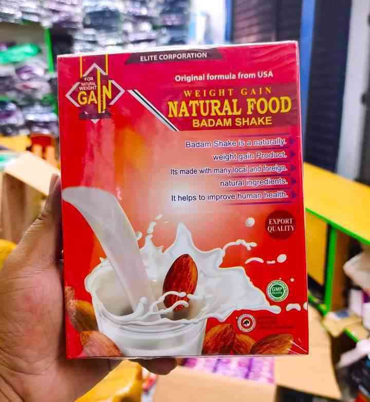 Weight Gain Natural Food Badam Shake Supplement