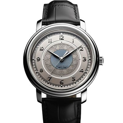 Official Premium Watch Men’s Quartz Watch Classic Fashion Waterproof (Silver)
