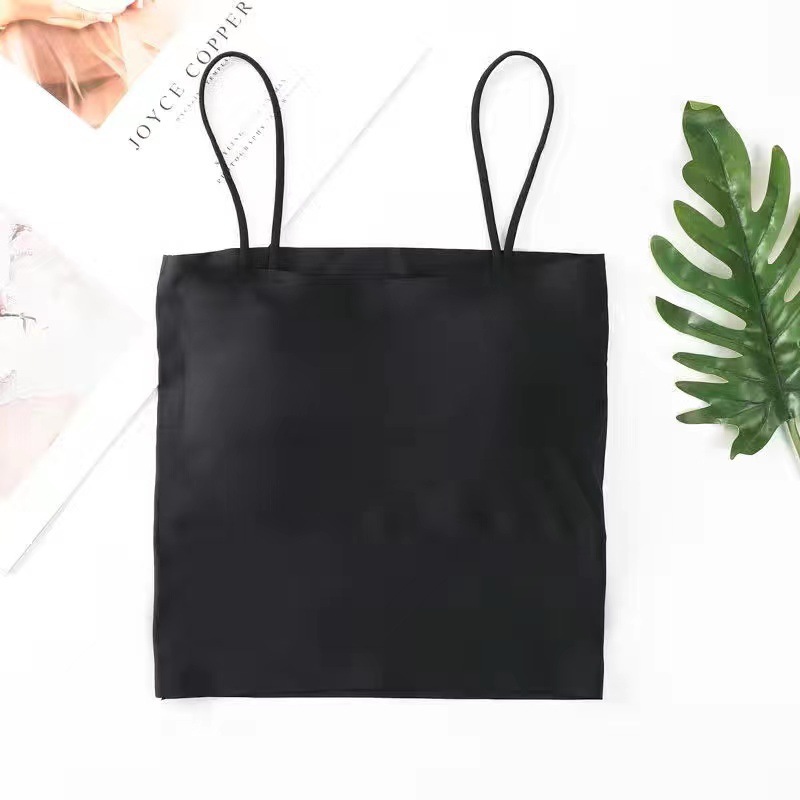 Bra / Ice Silk Slim Strap Padded Bra / Stylish Bra / Comfortable Bra
