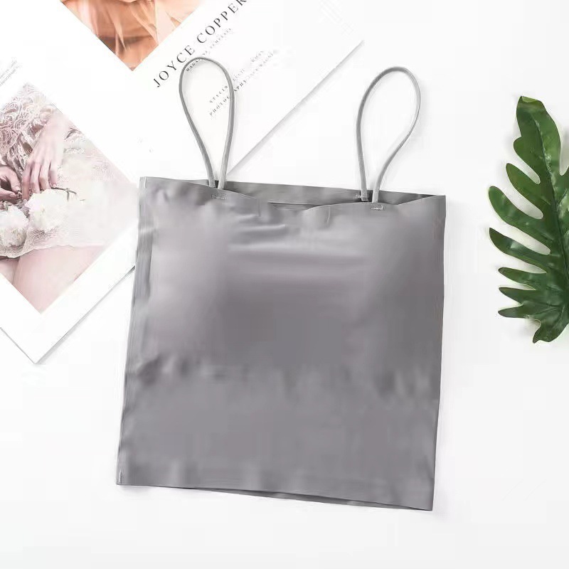 Bra / Ice Silk Slim Strap Padded Bra / Stylish Bra / Comfortable Bra
