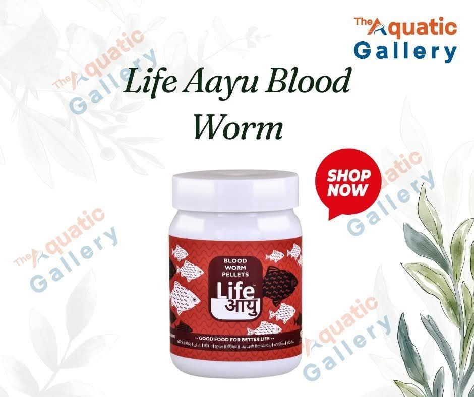 Life Aayu Blood Worm Pellets (45 gm)