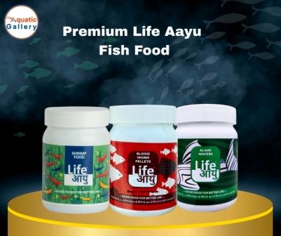 Life Aayu Blood Worm Pellets (45 gm)
