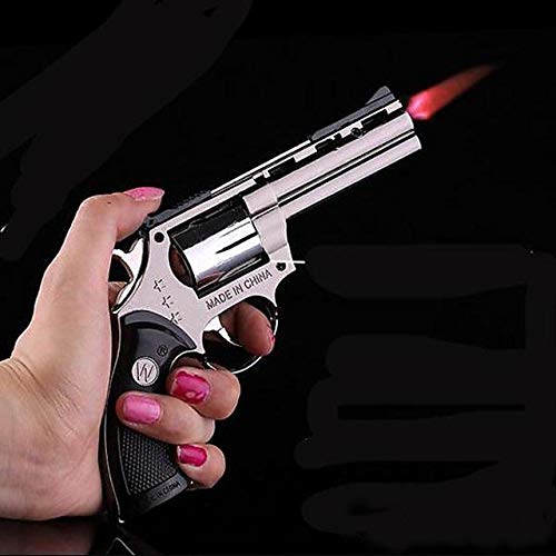Jet Flame Lighter Refillable Windproof Metal Lighter Cigarette Lighter