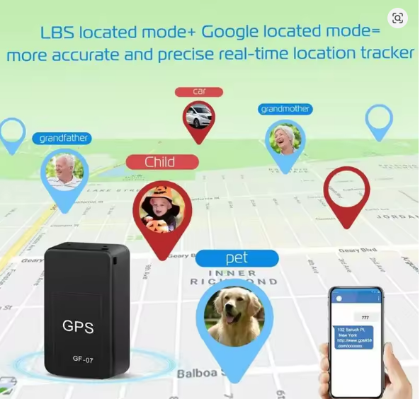 Mini Car Tracker GSM Tracking Device Locator GF-07 Magnetic with voice