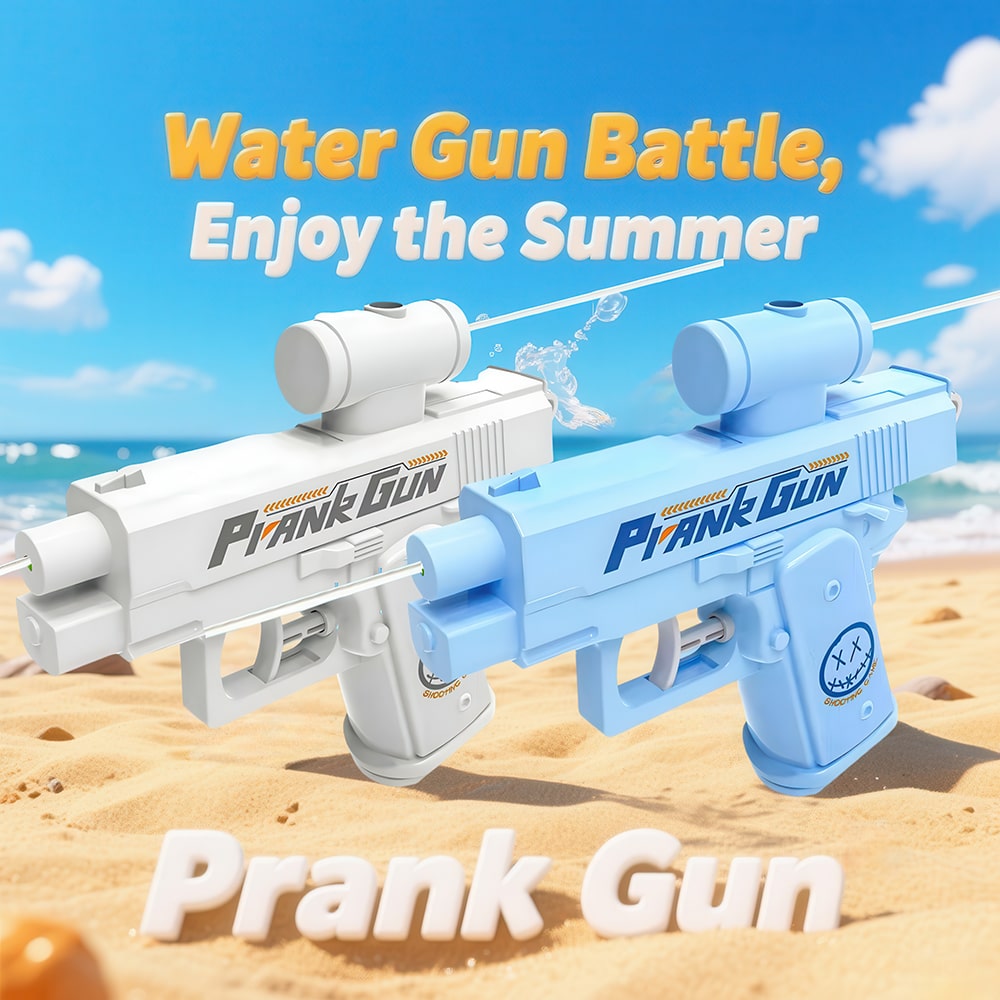 Water Spray Gun | Dual-Side Water Spray Gun (TikTok Prank) — Two-Way Splash Action, ABS Plastic, 3 Colors