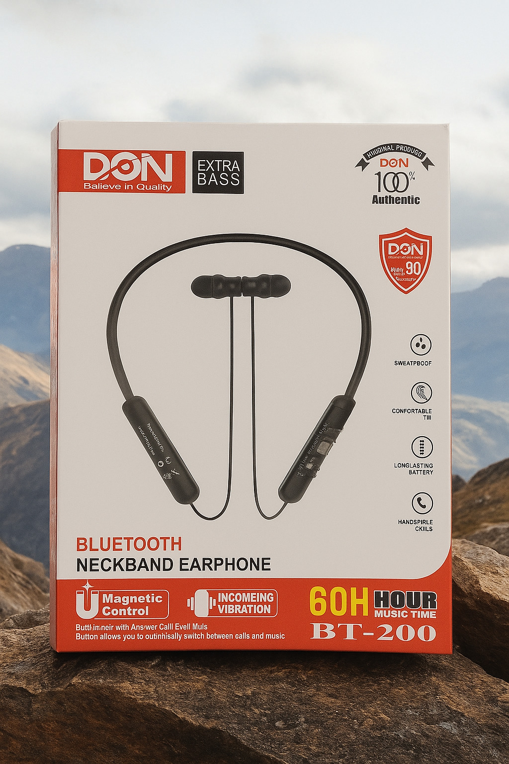 DON Bluetooth Neckband Earphone (BT-200)