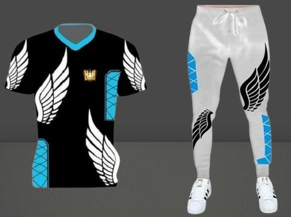 Premium Quality Stylist Printed Half Sleeve T-Shirt & Full pant ( Set )for Men sb10510