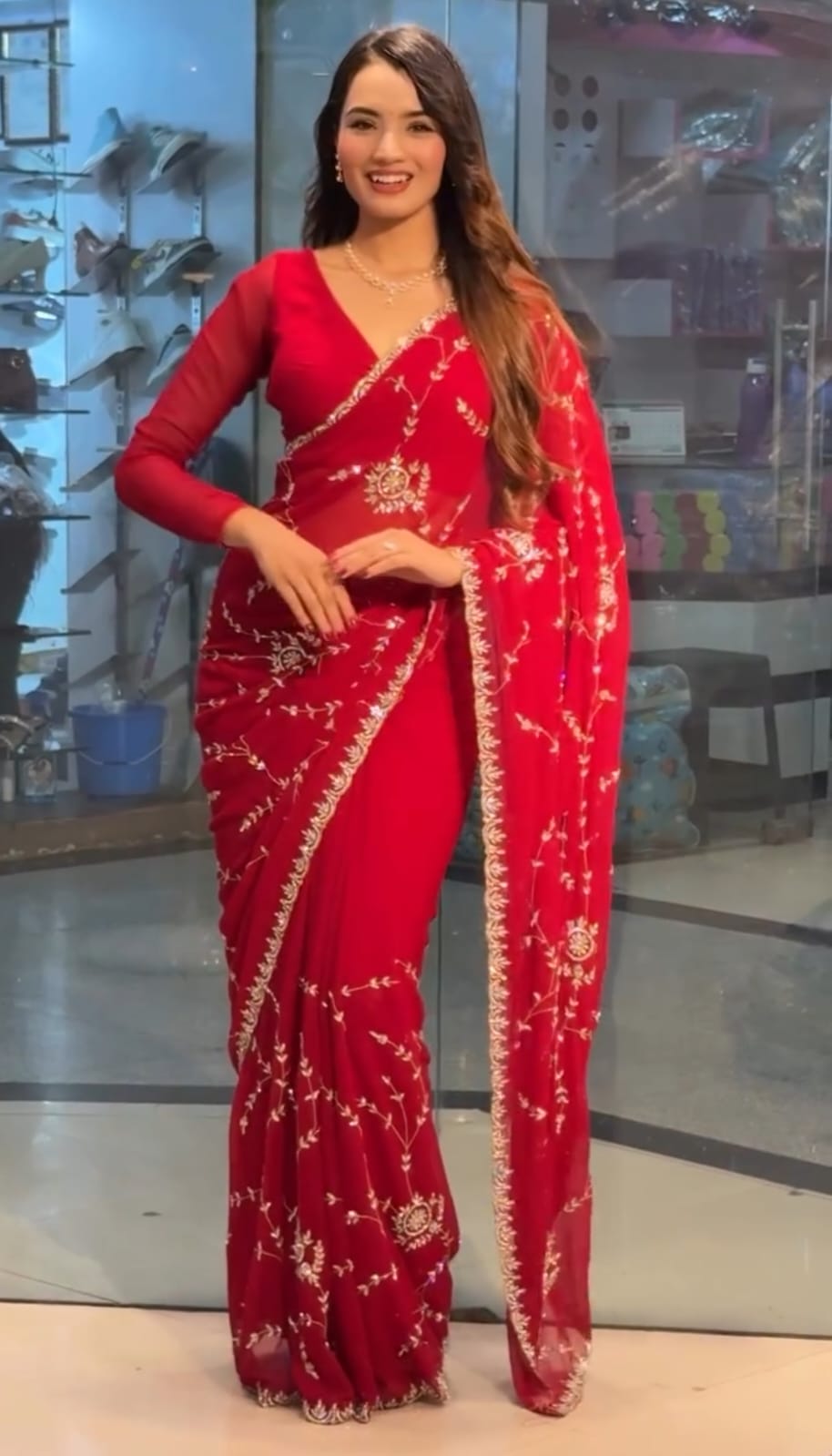 Embroidery Sharee