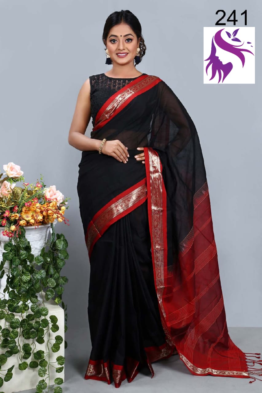 Soft silk katan sharee