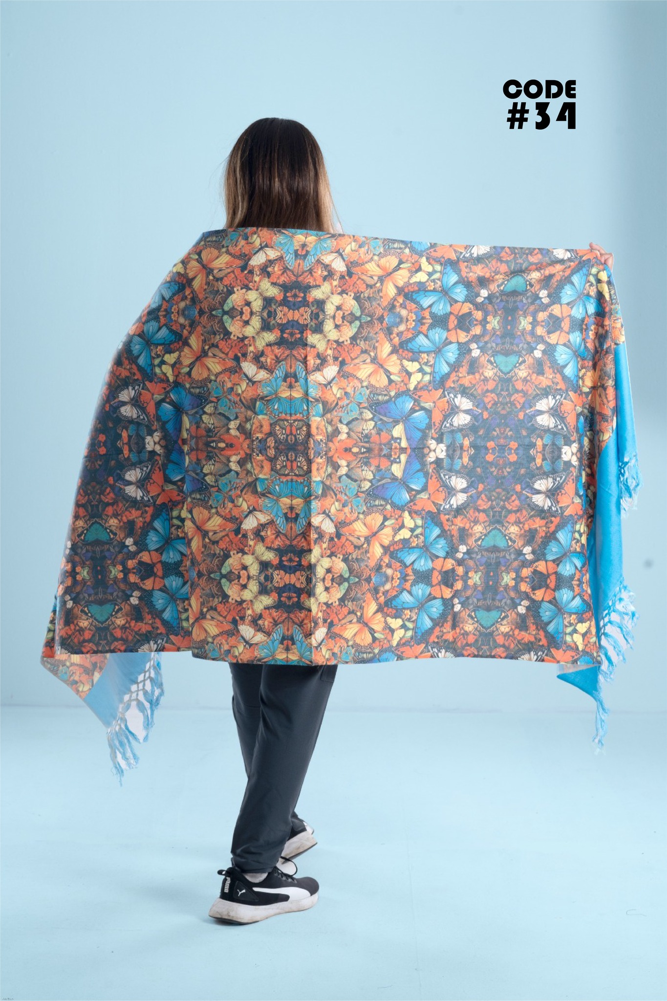 Digital Print Wollen Shawl উলেন শাল ডিজিটাল প্রিন্ট সহ